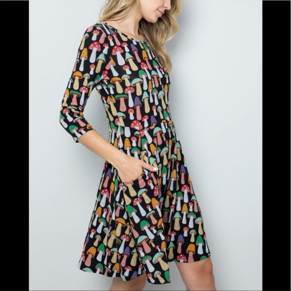 Plus Size Mushroom Dress - Picture 2 of 5